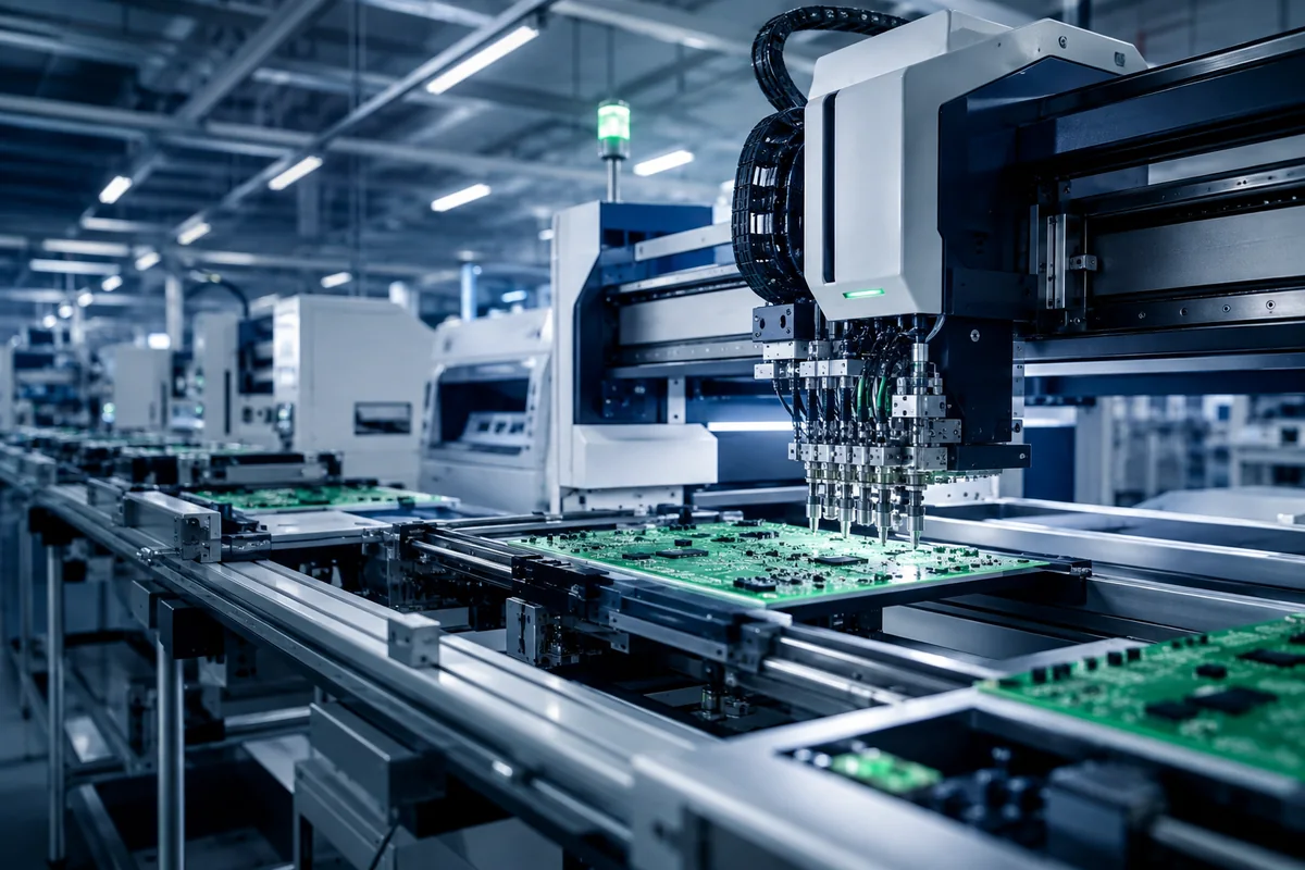 SMT electronics production line